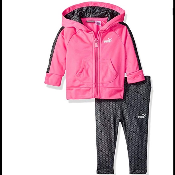 Puma Other - Baby Girls' PUMA Track Jacket and Legging Set Puma Other - Baby Girls' PUMA Track Jacket and Legging Set
